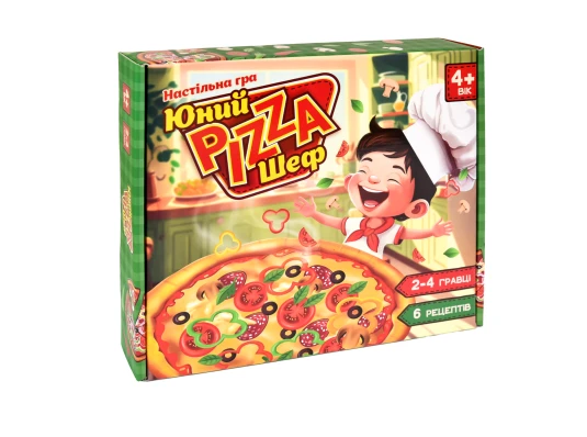 Настольная игра Юный Pizza Шеф на украинском языке (30781) купить в интернет магазине подарков ПраздникШоп