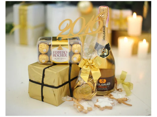 Подарочный набор "Gold" купить в интернет магазине подарков ПраздникШоп