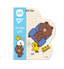 Бумага для заметок YES To Do Line Friends boy планшет с магнитом купить в интернет магазине подарков ПраздникШоп