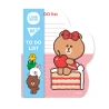 Папір для нотаток YES To Do Line Friends girl планшет з магнітом, блок 52 аркуша