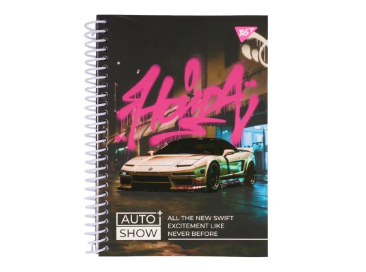 Блокнот YES Auto show Honda А5 64 листа клетка купить в интернет магазине подарков ПраздникШоп