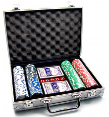 Покерный набор в алюминиевом кейсе купить в интернет магазине подарков ПраздникШоп
