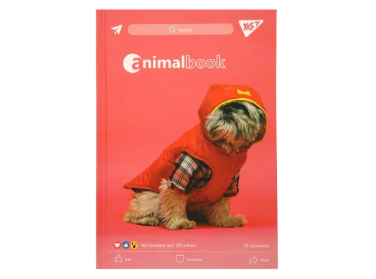 Блокнот YES Animalbook А5 64 листа линия купить в интернет магазине подарков ПраздникШоп