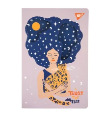 Тетрадь Yes Trust the universe А4 40 листов с высечкой линия купить в интернет магазине подарков ПраздникШоп
