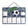 Школьное расписание Yes Football картон ламинированный 30х40см