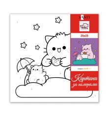 Картина по номерам SANTI Pembe the Cat. Delicious cookies 25х25 см купить в интернет магазине подарков ПраздникШоп