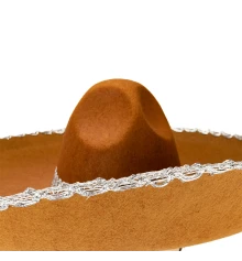 Шляпа Сомбреро Мариачи (коричневая) купить в интернет магазине подарков ПраздникШоп