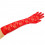 Перчатки гипюровые длинные красные купить в интернет магазине подарков ПраздникШоп