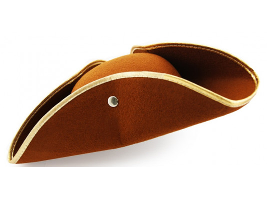 Шляпа "Треуголка" коричневая купить в интернет магазине подарков ПраздникШоп