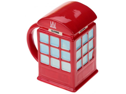 Кружка "LONDON" - червона телефонна будка купить в интернет магазине подарков ПраздникШоп