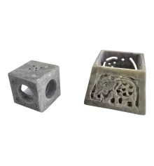 Подсвечник-подставка для благовоний из мыльного камня (4.6×4.6×4 см) купить в интернет магазине подарков ПраздникШоп