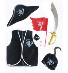 Набор Пирата 10 предметов купить в интернет магазине подарков ПраздникШоп