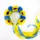 Украинский веночек с лентами на ободке Ярослава 12223 (желтый с синим) купить в интернет магазине подарков ПраздникШоп