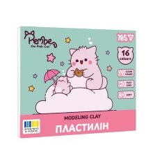Пластилин Yes Pembe the Cat 16 цветов 320г купить в интернет магазине подарков ПраздникШоп