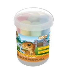 Мел цветной Yes Jurassic World Kids JUMBO 8 штук неон в ведре купить в интернет магазине подарков ПраздникШоп