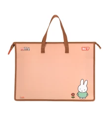 Папка портфель Yes Miffy А3 с тканевыми ручками купить в интернет магазине подарков ПраздникШоп