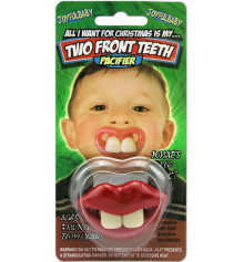 Соска с зубами (2 зуба) купить в интернет магазине подарков ПраздникШоп