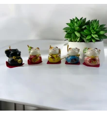 Кошки Манэки-нэко (набор 5 шт.) (5.8×23×4 см) купить в интернет магазине подарков ПраздникШоп