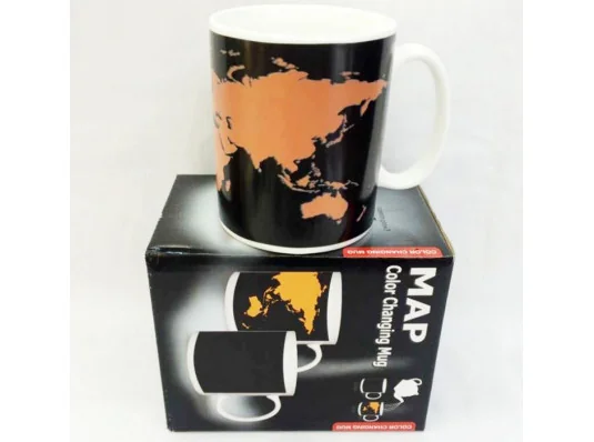 Чашка "Карта мира" купить в интернет магазине подарков ПраздникШоп