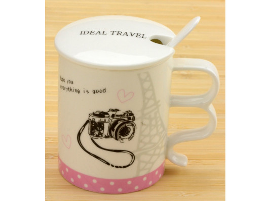 Чашка Ideal travel "Travel Paris" купить в интернет магазине подарков ПраздникШоп