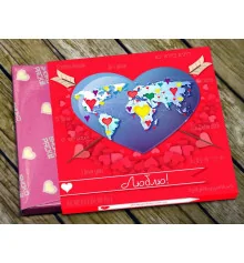 Шоколадний міні-набір "Люблю" купить в интернет магазине подарков ПраздникШоп
