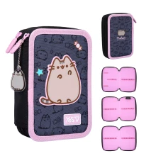 Пенал твердый Yes тройной My Pusheen HP-05 купить в интернет магазине подарков ПраздникШоп