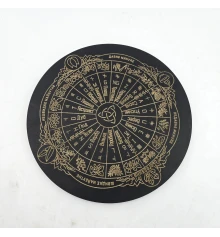 Рунический алтарь Огам (Друидов, Кельтский) из дерева, темный (27×27×0.8 см), покрыт эмалью купить в интернет магазине подарков ПраздникШоп