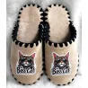 Женские велюровые тапочки "Boss Cat"