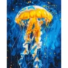 Картина по номерам SANTI Танец медузы, 40*50см, LED подсветка