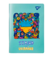 Тетрадь для записей Yes Stand with Ukraine А5 70 листов клетка купить в интернет магазине подарков ПраздникШоп