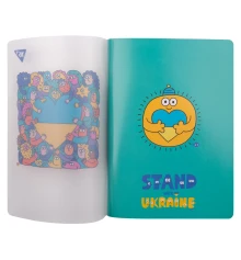 Тетрадь для записей Yes Stand with Ukraine А5 70 листов клетка купить в интернет магазине подарков ПраздникШоп