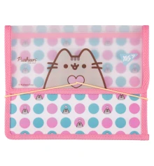 Папка для тетрадей пластиковая Yes Pusheen Heart В5 на резинке купить в интернет магазине подарков ПраздникШоп