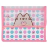 Папка для зошитів пластикова Yes  Pusheen Heart В5 на резинці