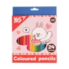 Олівці кольорові Yes Line Friends Cony 24 кольори