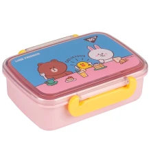 Ланч-бокс Yes Line Friends Pink 420 мл купить в интернет магазине подарков ПраздникШоп