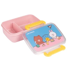 Ланч-бокс Yes Line Friends Pink 420 мл купить в интернет магазине подарков ПраздникШоп