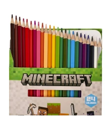 Карандаши цветные Yes Minecraft 24 цвета купить в интернет магазине подарков ПраздникШоп