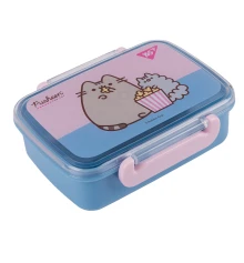 Ланч-бокс Yes Pusheen 420 мл голубо-розовый купить в интернет магазине подарков ПраздникШоп
