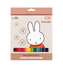 Карандаши цветные Yes Miffy 24 цвета купить в интернет магазине подарков ПраздникШоп