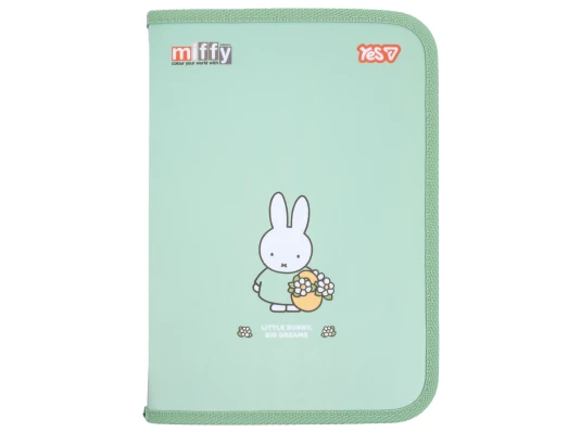 Папка для тетрадей пластиковая Yes Miffy В5 на молнии купить в интернет магазине подарков ПраздникШоп
