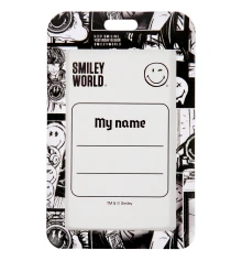 Бейдж-брелок вертикальный Yes Smiley World слайдер купить в интернет магазине подарков ПраздникШоп