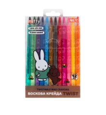 Выкручивающиеся восковые мелки Yes Miffy 12шт купить в интернет магазине подарков ПраздникШоп