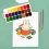 Краски акварельные Yes Miffy 24 цвета медовые б/к купить в интернет магазине подарков ПраздникШоп