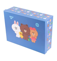 Настольный органайзер в наборе YES Line Friends картонный, 4 предмета купить в интернет магазине подарков ПраздникШоп
