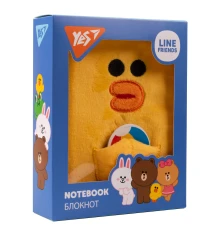 Блокнот пушистый YES Line Friends Sally купить в интернет магазине подарков ПраздникШоп