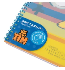 Тетрадь для записей YES А5, 80 л., софт-тач пласт.обл. Minions купить в интернет магазине подарков ПраздникШоп
