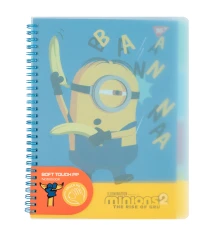 Тетрадь для записей YES В5, 80 л., софт-тач пласт.обл. Minions купить в интернет магазине подарков ПраздникШоп