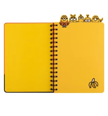Блокнот YES А5, 80 л. cпираль c разделителями Minions купить в интернет магазине подарков ПраздникШоп