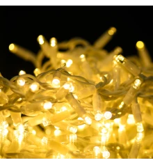 Электрогирлянда Novogod‘ko уличная Бахрома, 150 LED, IP65, бел.тепл., белый провод, 5,5м, купить в интернет магазине подарков ПраздникШоп