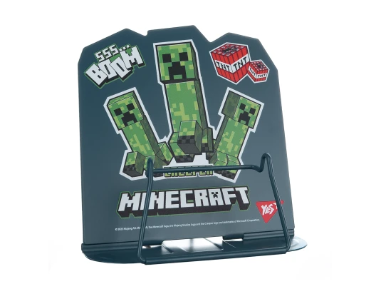 Подставка для книг фигурная Yes Minecraft Creeper металлическая купить в интернет магазине подарков ПраздникШоп